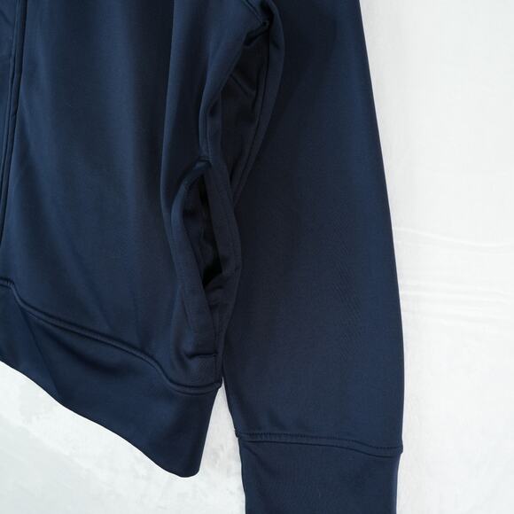 Fila Sport Hoodie Jacket Mens XL Navy Blue Full Zip Athletic Performance Tech - Picture 4 of 9